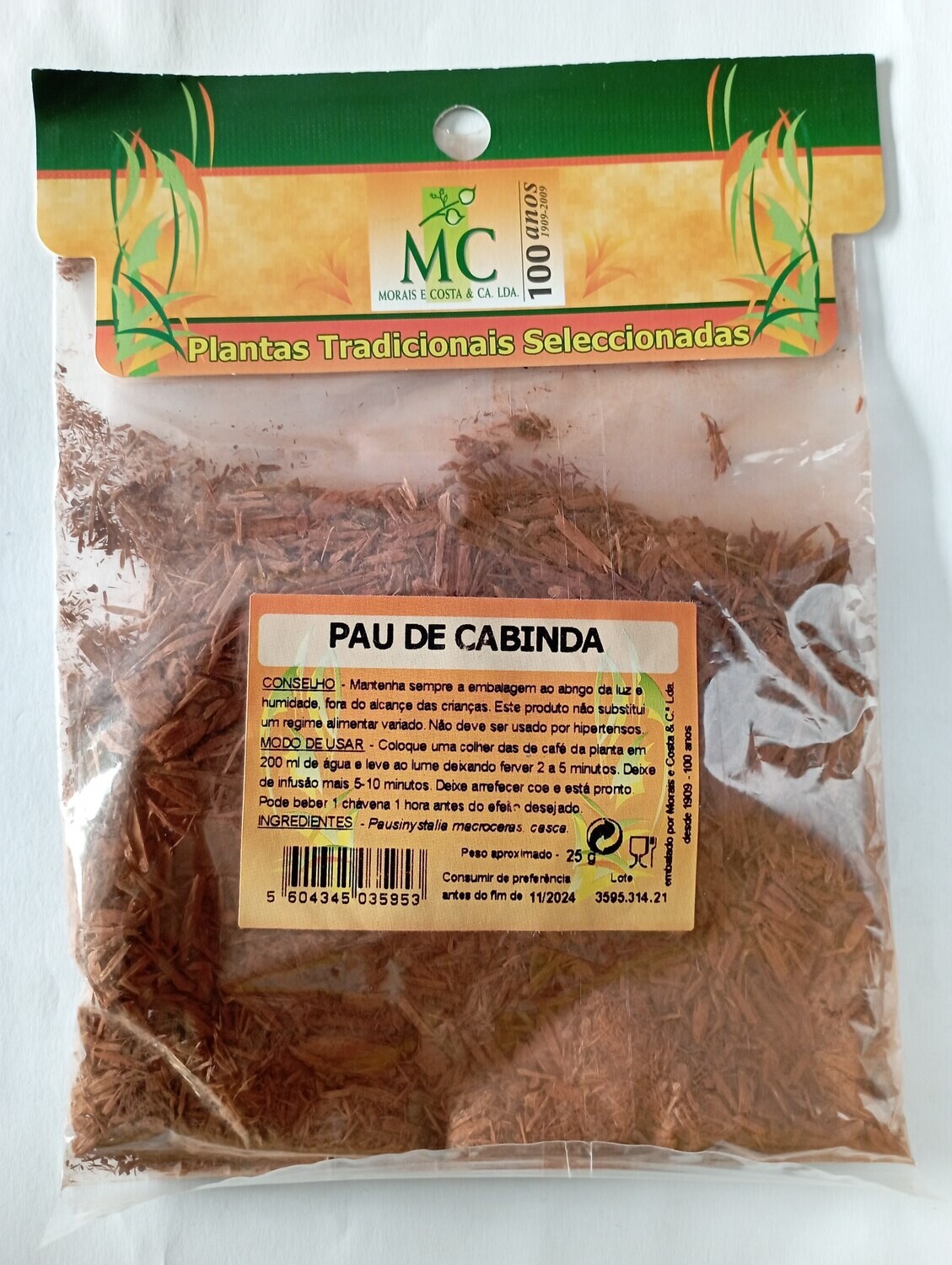 PAU-DE-CABINDA (Pausinystalia macroceras) MC 25g
