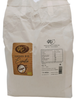 CASA DA MÓ ORGANIC WHOLE SPELT FLOUR 5kg/25kg, Weight: 5kg