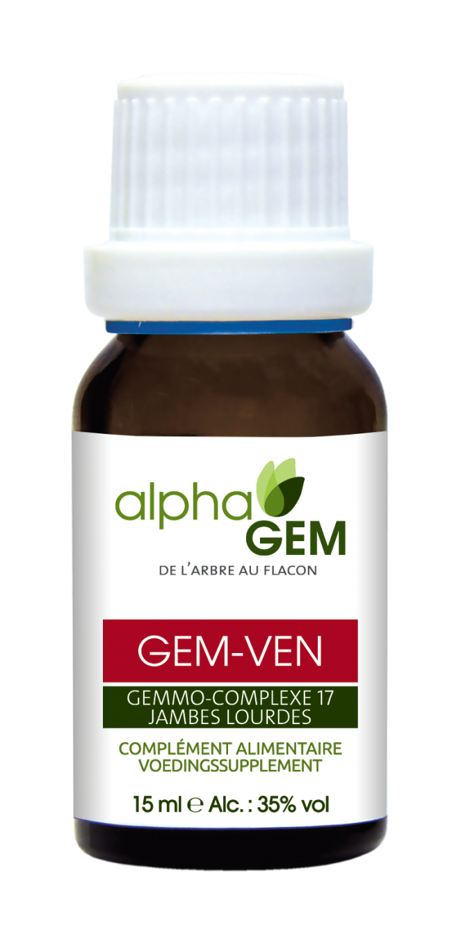 ALPHAGEM GEM-VEN ORGANIC BUD MACERATE COMPLEX 17 FOR TIRED LEGS 15ml [09/2022]