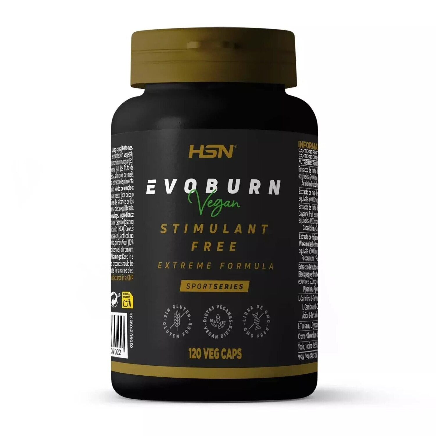 HSN EVOBURN STIMULANT FREE 120/240 VCaps