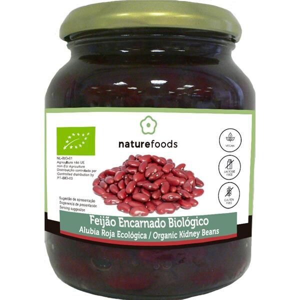 NATUREFOODS ORGANIC COOKED RED BEANS 360g