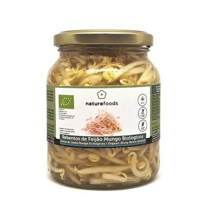 NATUREFOODS ORGANIC COOKED MUNG BEAN SPROUTS 330g
