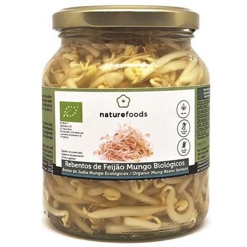 NATUREFOODS ORGANIC COOKED MUNG BEAN SPROUTS 330g