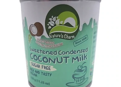 NATURE&#39;S CHARM CONDENSED COCONUT MILK SWEETNED WITHOUT CANE SUGAR 320g
