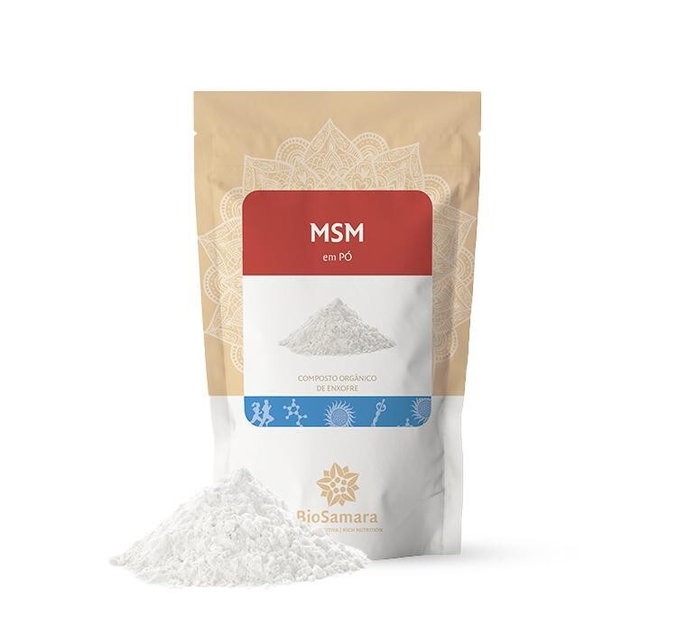 BIOSAMARA MSM (METHYLSULFONYLMETHANE) POWDER 125g/1kg, Weight: 125g