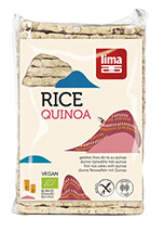 LIMA ORGANIC BROWN RICE AND QUINOA CAKES 130g