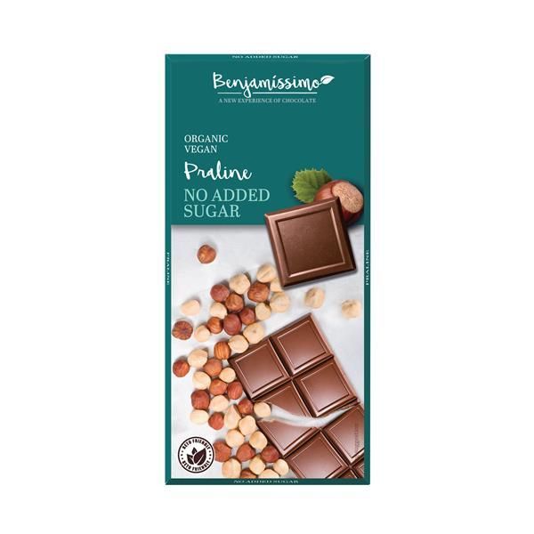 BENJAMISSIMO ORGANIC PRALINÉ CHOCOLATE 60g