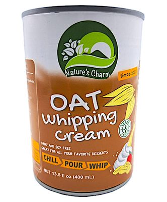 NATURE&#39;S CHARM OAT WHIPPING CREAM 400g