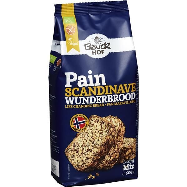 BAUCK HOF ORGANIC WONDERFUL SCANDINAVIAN BREAD MIX 600g