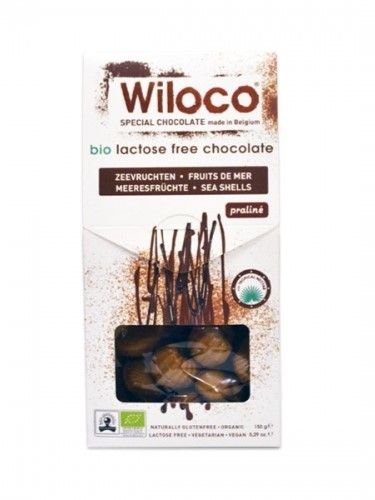 WILOCO ORGANIC SEA SHELLS CHOCOLATES 150g