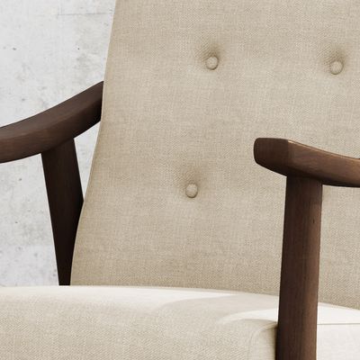 MODERN DESIGN UPHOLSTERY ARMCHAIR