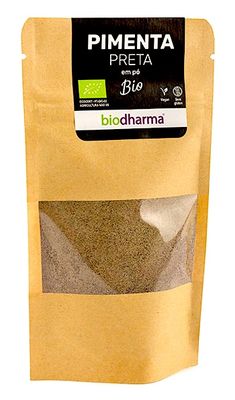 BIODHARMA ORGANIC GROUND BLACK PEPPER 40g/100g/1kg