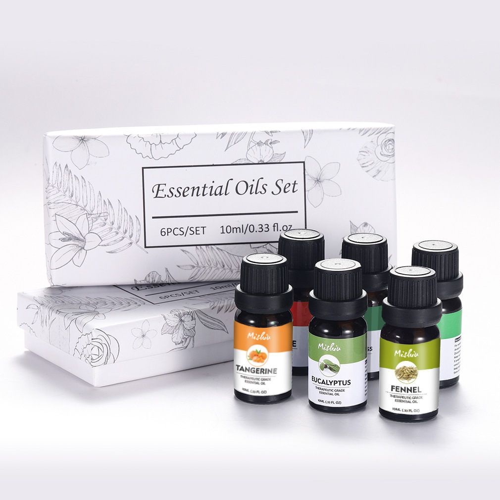 Essential Oil Set, Product Specifications: 6-piece set (10ml single essential oil)