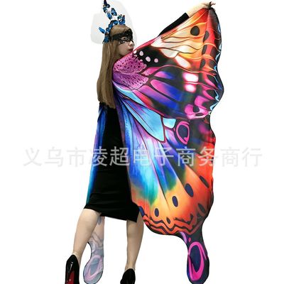 Pendant Shawl European And American Popular Large Shawl Halloween Shawl