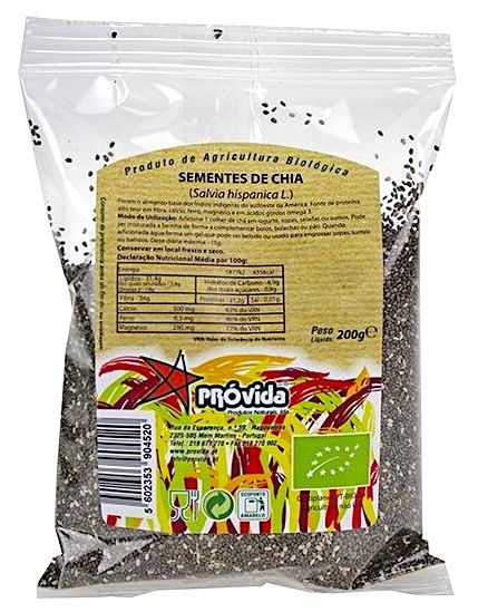 PRÓVIDA ORGANIC CHIA SEEDS 200g