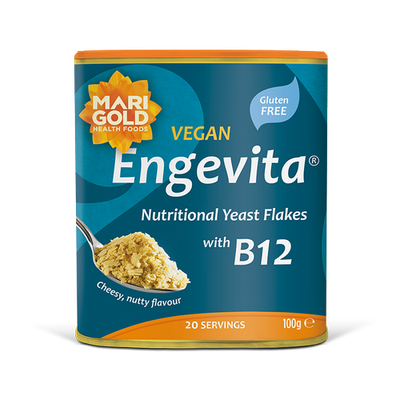 MARIGOLD ENGEVITA NUTRITIONAL YEAST FLAKES VITAMIN B12 100g