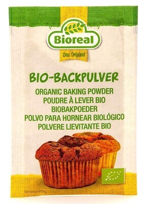 BIOREAL ORGANIC BAKING POWDER 3x15g