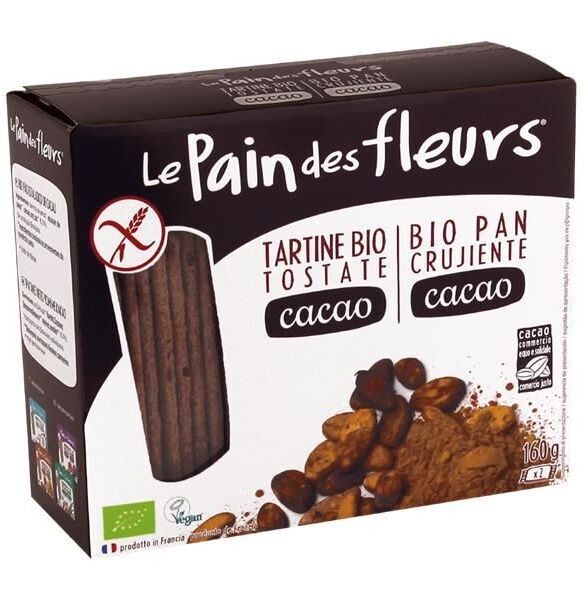 LE PAIN DES FLEURS ORGANIC CACAO CRISPBREAD 160g
