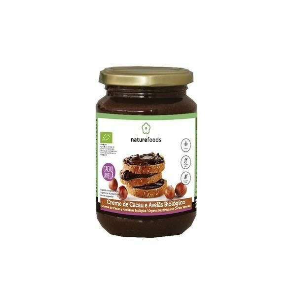 NATUREFOODS ORGANIC CACAO HAZELNUT CREAM 300g