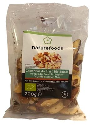 NATUREFOODS ORGANIC SHELLED BRAZIL NUTS 200g