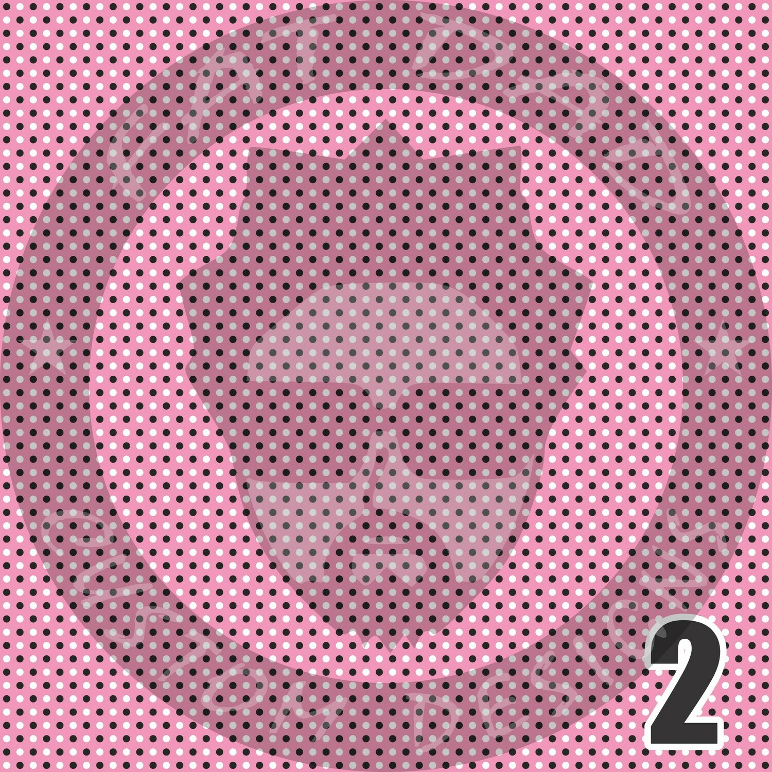 Pink and Purple Bandana Theme Printed Heat Transfer Vinyl (HTV)