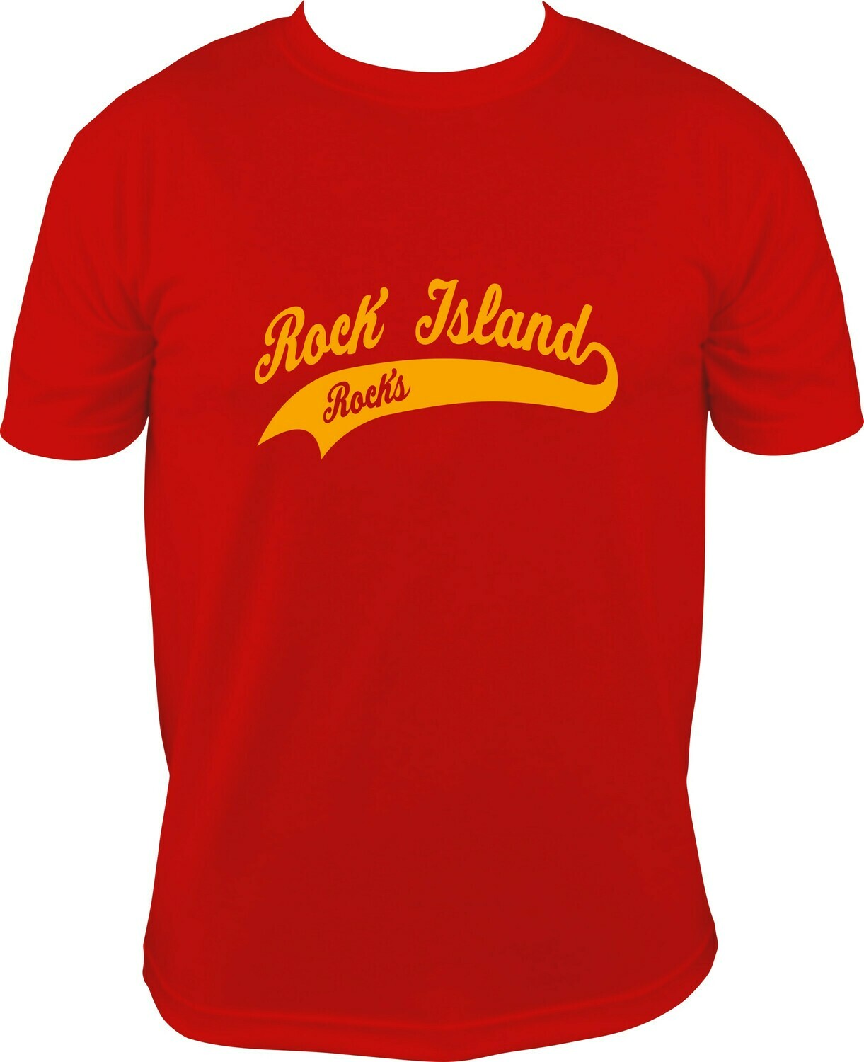 Rock Isalnd Script Logo Shirt