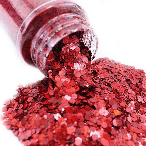 StarCraft Chunky Glitter - Ruby Sandles