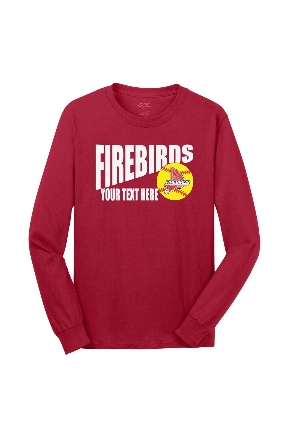 Firebirds Personalized Long Sleeve T-shirt