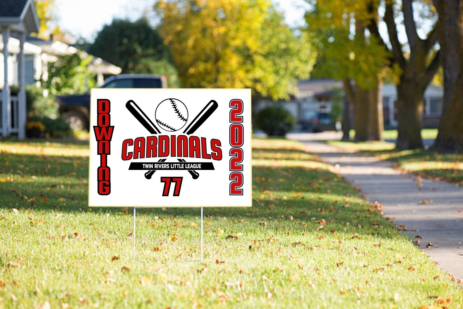 Cardinals Yard Sign