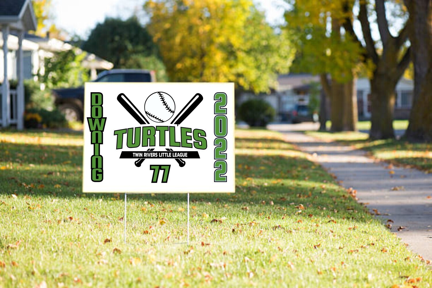 Turtles Yard Sign