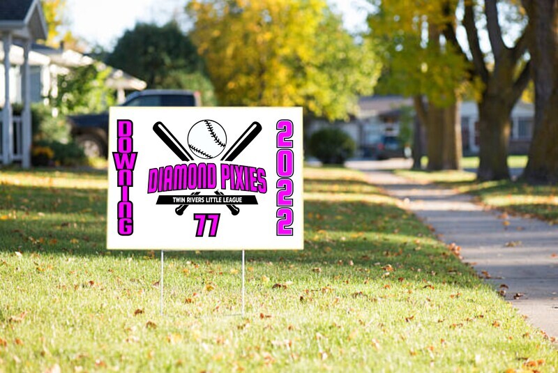 Diamond Pixies Yard Sign