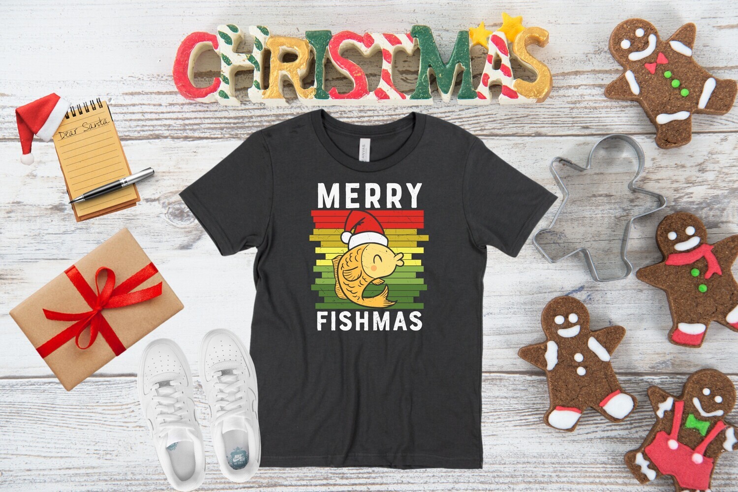 Merry Fishmas DTF Transfers