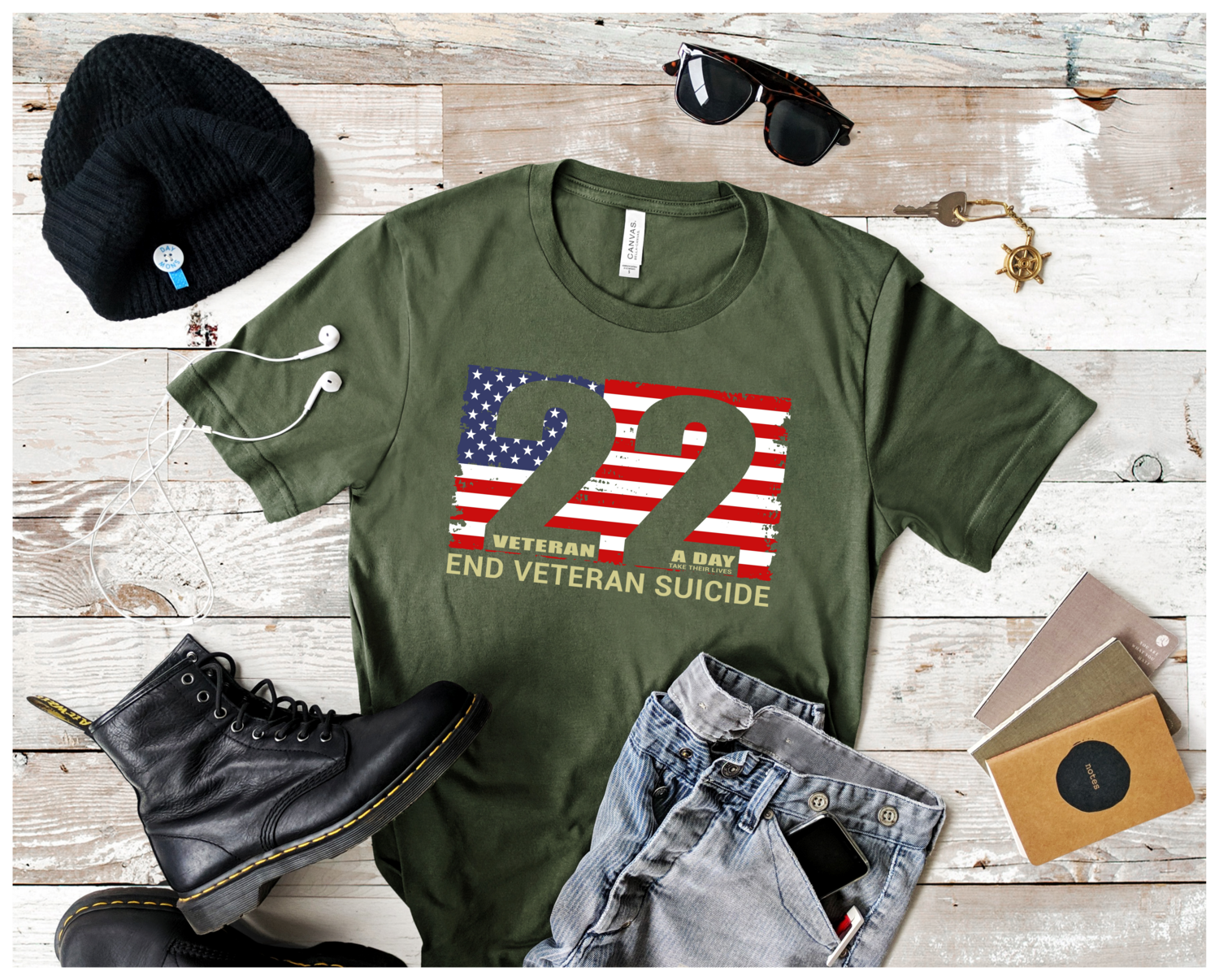 End Veteran Suicide DTF Transfer