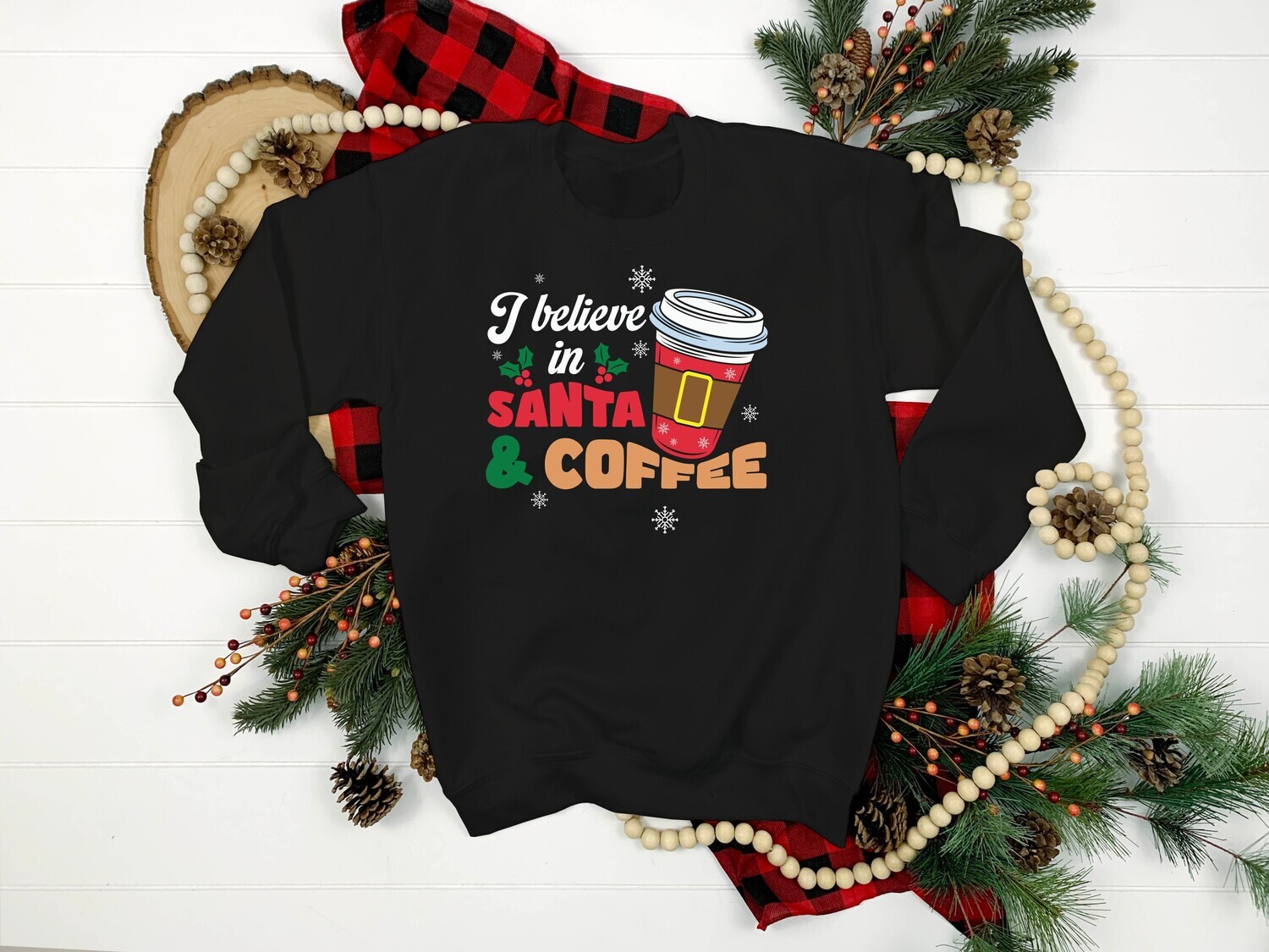 I believe In Santa & Coffee DTF Transfer