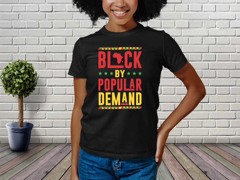 Black By Popular Demand DTF Transfer