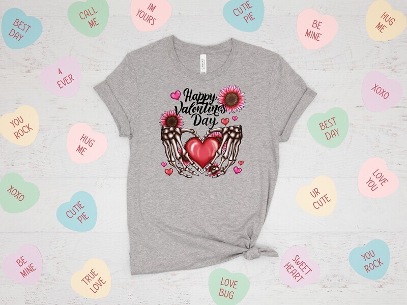 Valentines Day Skeleton DTF Transfers