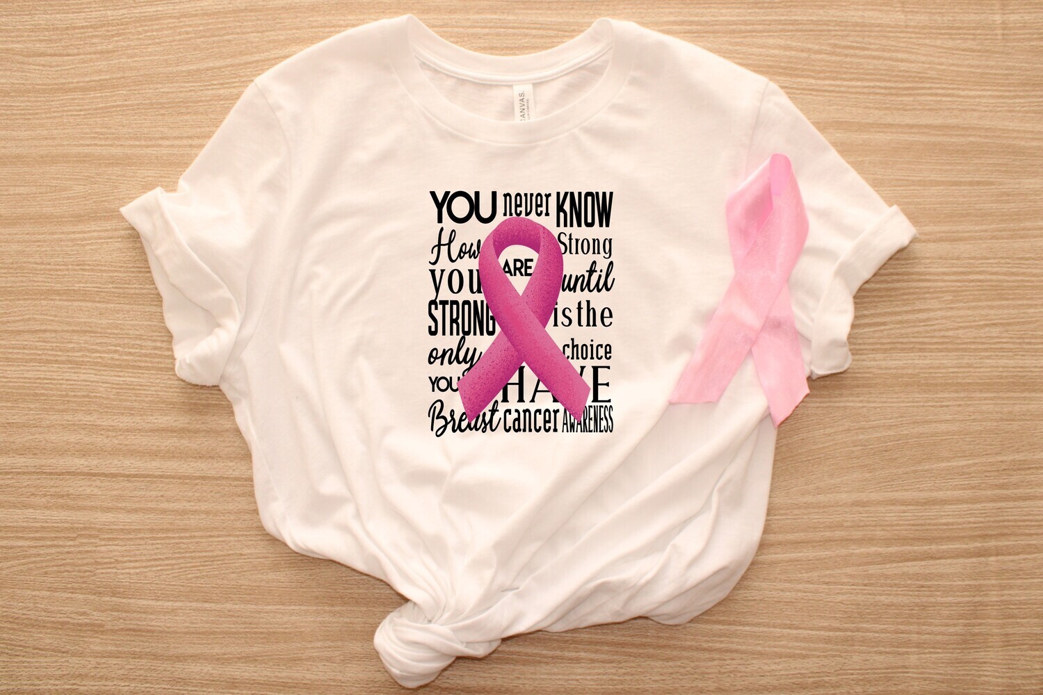 Breast Cancer Awareness You Never Know DTF Transfer