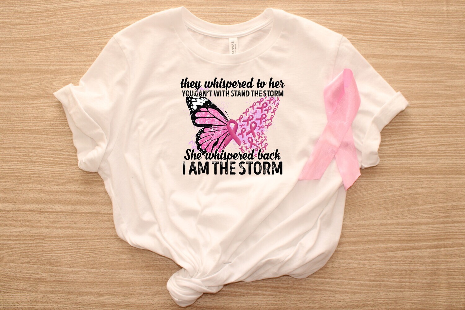 Breast Cancer Awareness I am The Storm DTF Transfer