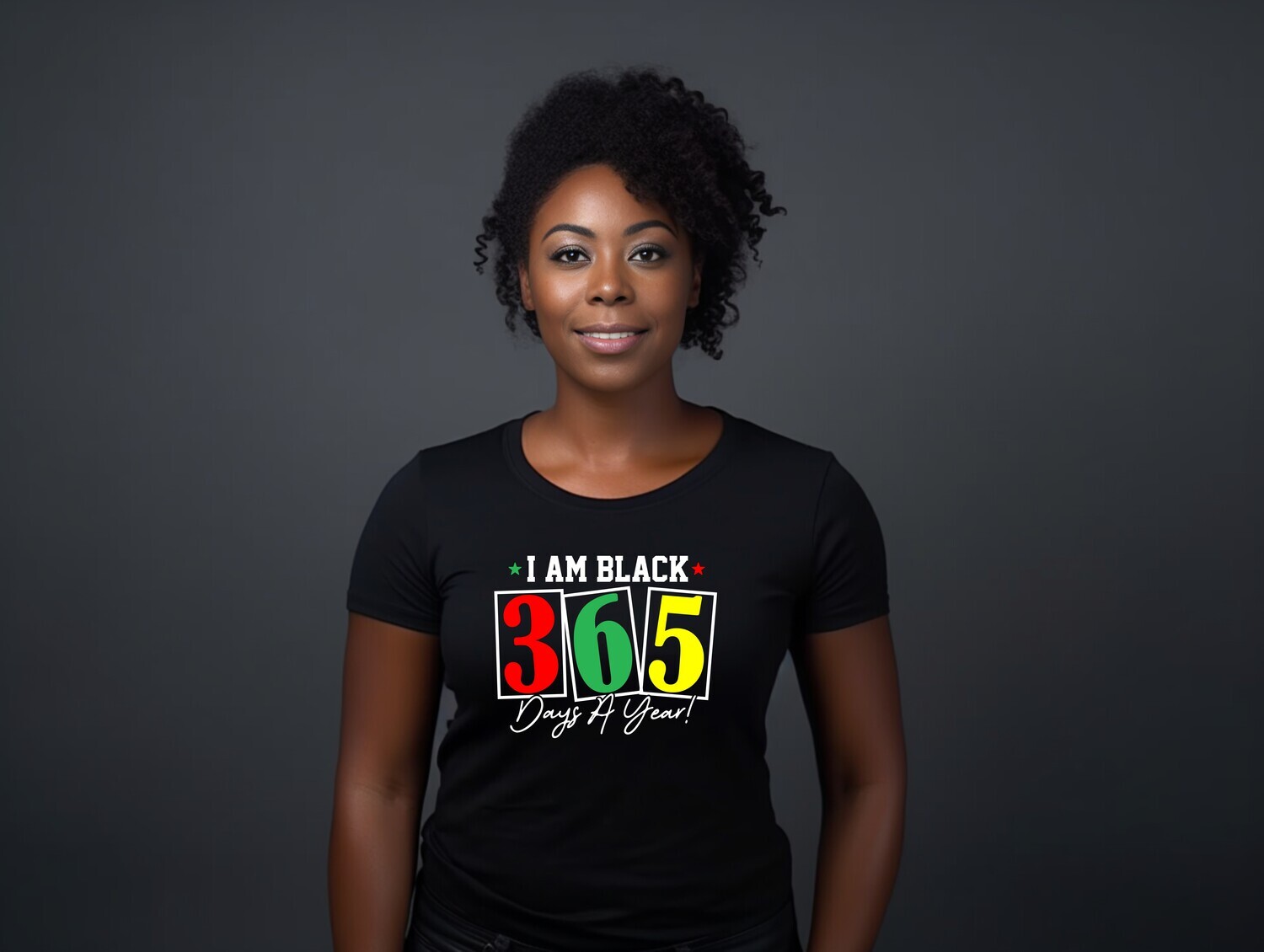 Black History 3 WP I Am Black 365 Days A Year DTF