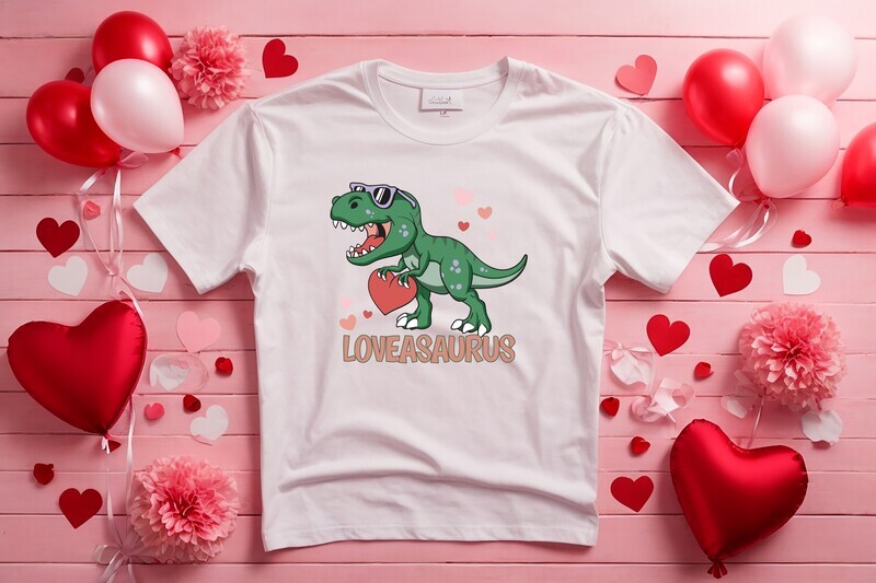 Loveasaurus DTF Transfer