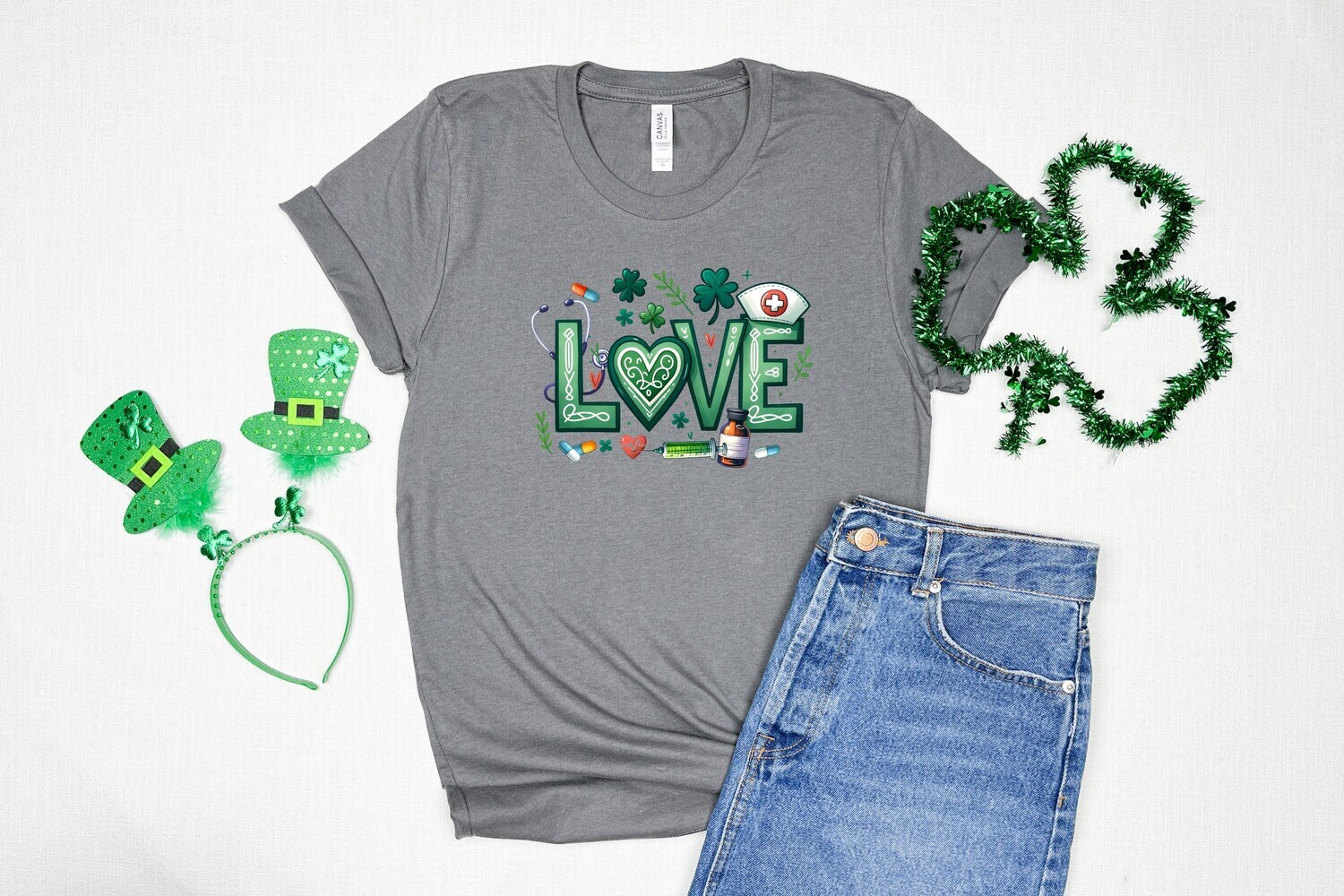 St. Patrick&#39;s Day Love  2 DTF Transfer