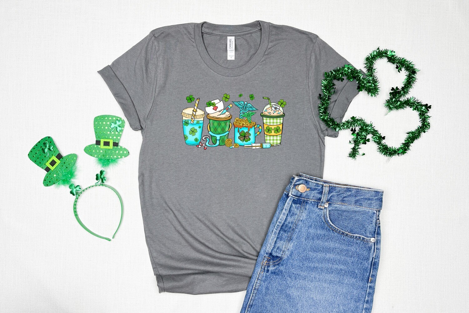 St. Patrick&#39;s Day Drinks DTF Transfer