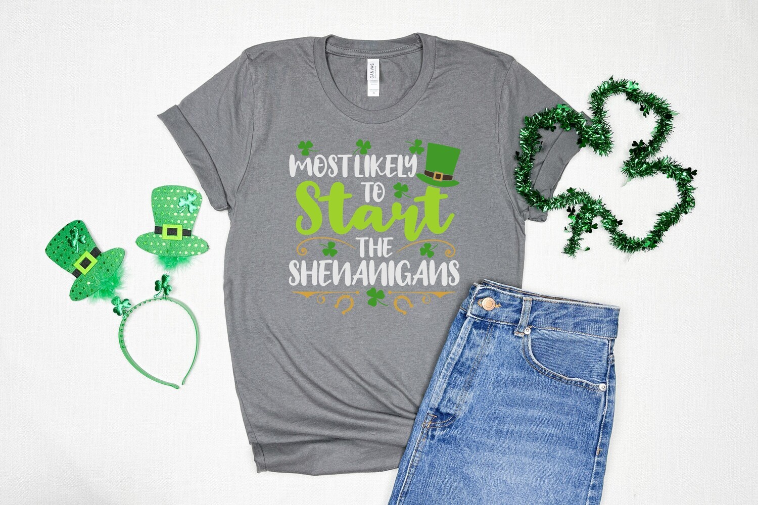 St. Patrick&#39;s Day Most Likely To Start Shenanigans DTF Transfer