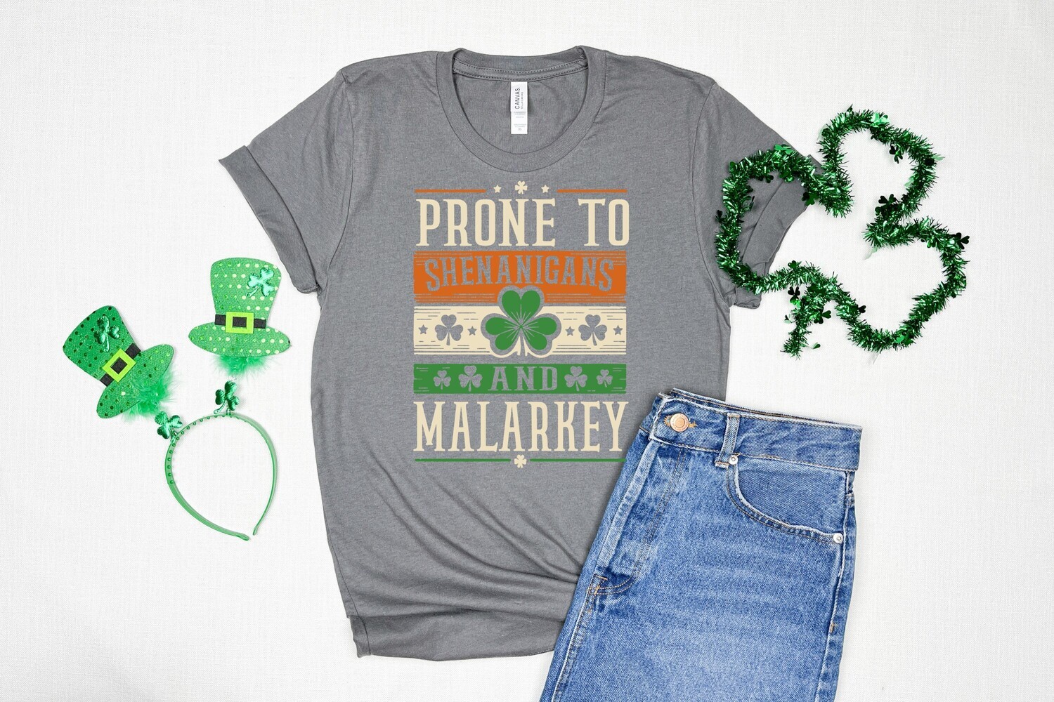 St. Patrick&#39;s Day Prone To Shenanigans And Malarky DTF Transfer