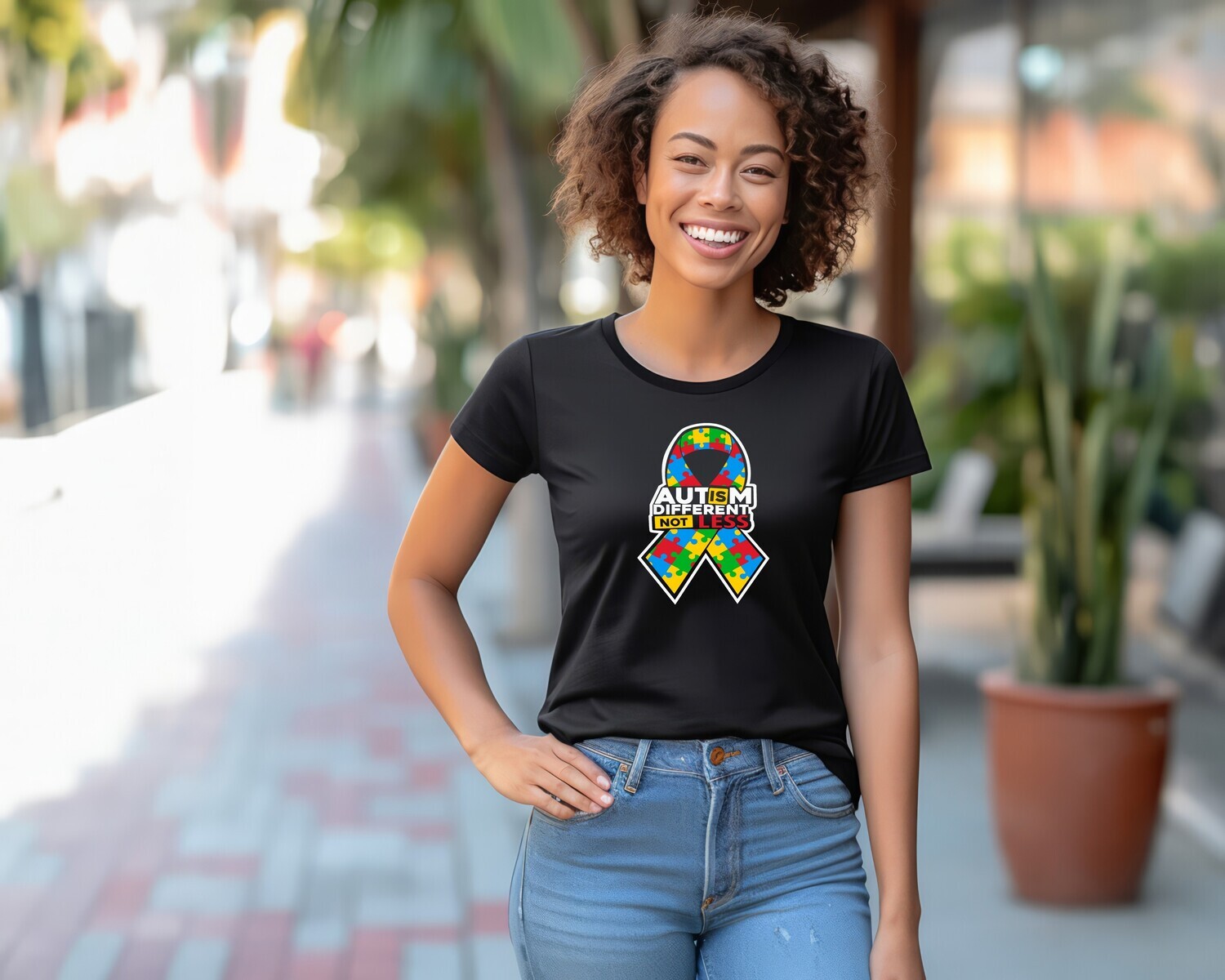 Autism Ribbon DTF Transfer