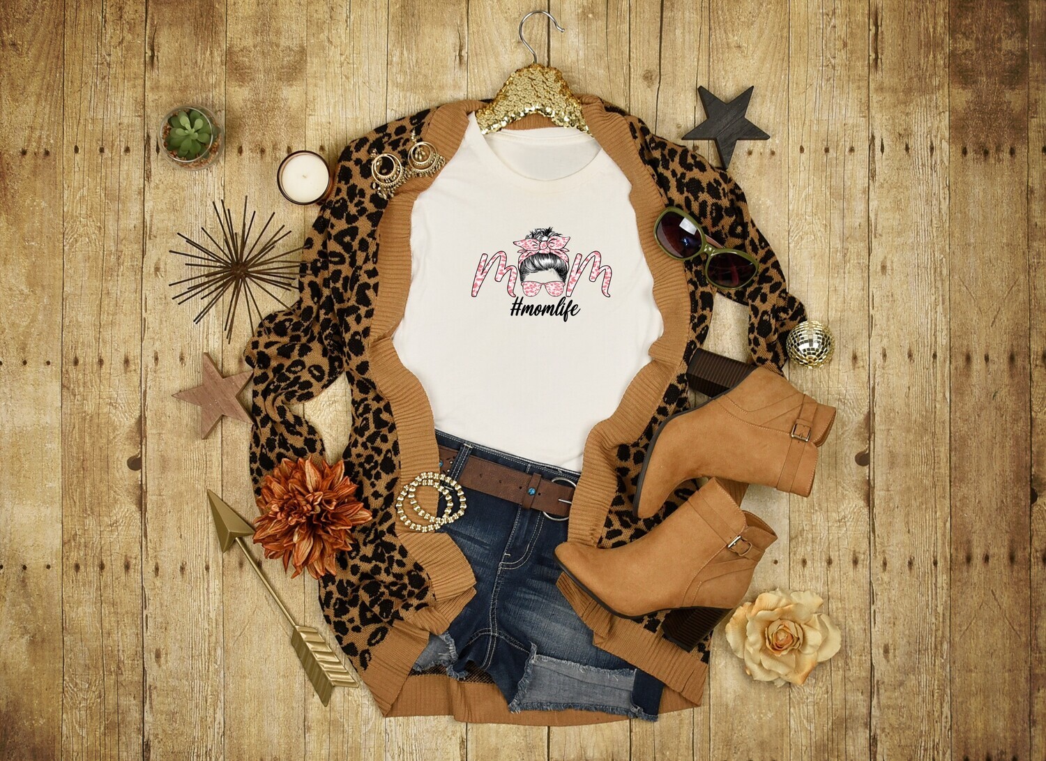 Mom LifePink Camo DTF Transfer