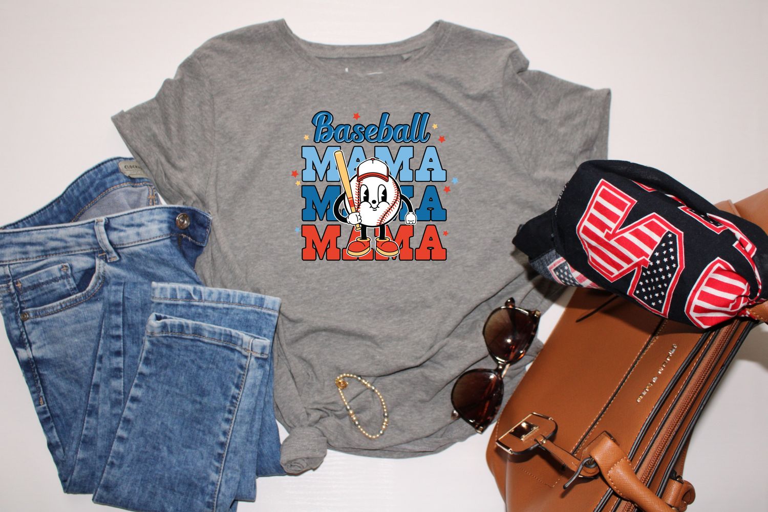 Baseball Mama 1 DTF Transfer