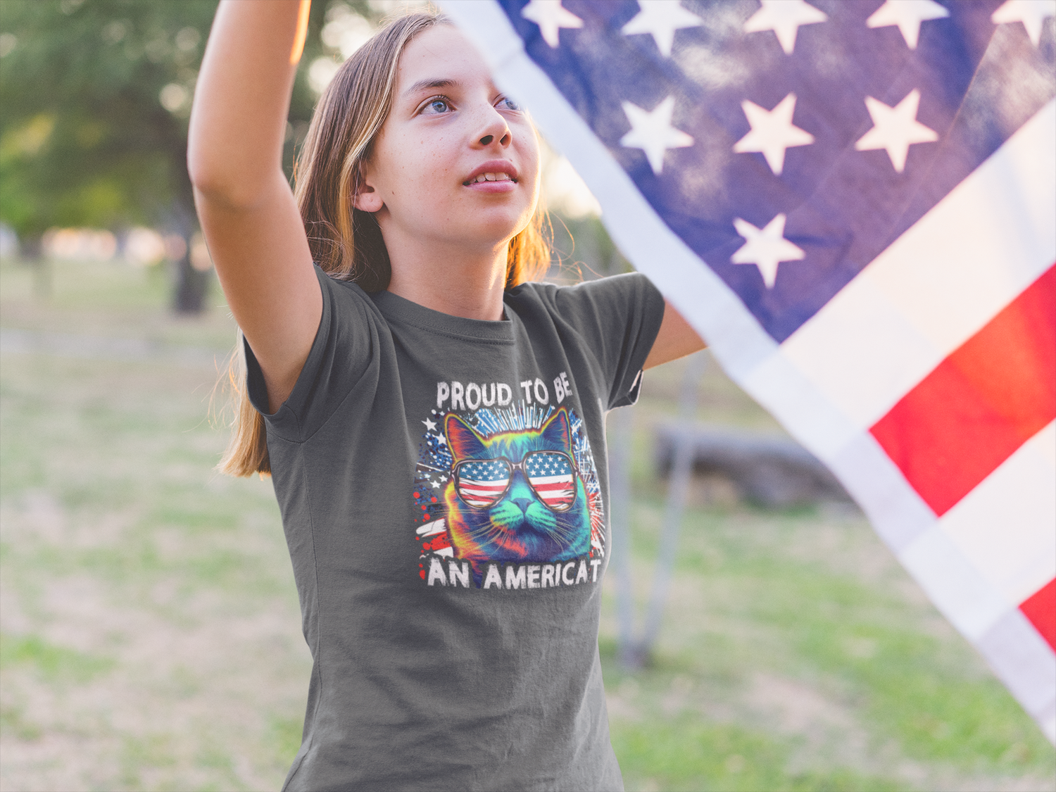 Proud To Be An Americat DTF Transfer