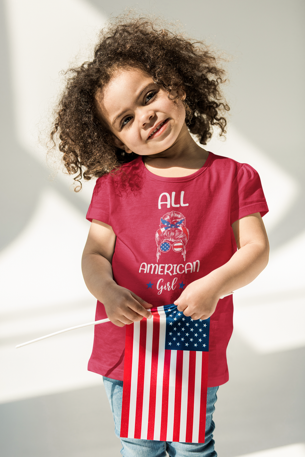 All American Girl DTF Transfer