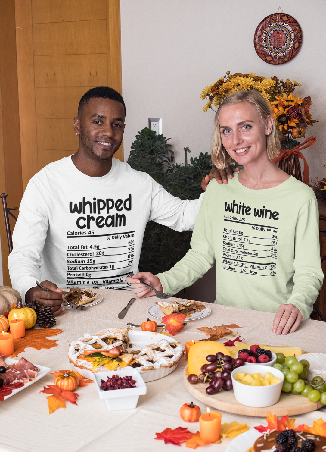 Thanksgiving Nutritional Facts DTF Transfer Bundle